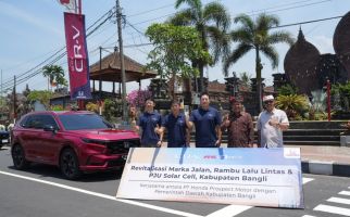 Mewujudkan Safety For Everyone, Honda Merevitalisasi Markah Jalan di Bali - JPNN.com