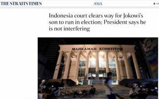 Sorotan Media Luar Negeri soal Keputusan MK Melempangkan Politik Dinasti Ala Jokowi - JPNN.com