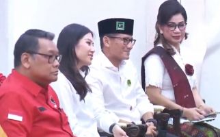 Ekspresi Sandiaga Saat Namanya Disebut Megawati Bukan sebagai Cawapres Pendamping Ganjar - JPNN.com