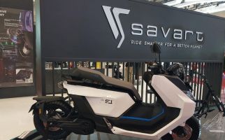 Motor Listrik Lokal Savart EV Melantai di IMOS 2023, Intip Keunggulannya - JPNN.com