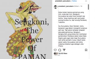 Presiden Jancukers Unggah Gambar Sengkuni The Power of Paman, Siapa Kena Sindiran? - JPNN.com