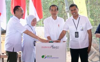 Groundbreaking Kantor Pusat BPJS Ketenagakerjaan di IKN, Presiden Jokowi Sampaikan Hal Ini - JPNN.com