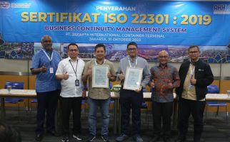Kantongi Sertifikasi ISO 22301:2019, JICT Pastikan Keandalan Pelabuhannya - JPNN.com