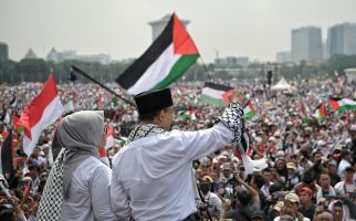 Aksi Bela Palestina, Anies Pimpin Seruan Free Palestine! Occupation No More! - JPNN.com