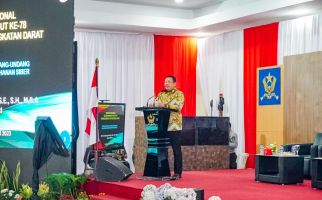Hadiri Seminar HUT ke-78 Perhubungan TNI AD, Bamsoet: Indonesia Harus Miliki UU Keamanan Siber - JPNN.com