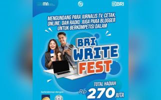 BRI Write Fest, Kompetisi Berhadiah Ratusan Juta hingga Beasiswa S2, Yuk Daftar! - JPNN.com