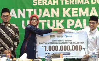 LazisNU Salurkan Bantuan Danone Indonesia Rp 1 Miliar untuk Palestina - JPNN.com