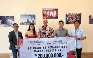 Happy Puppy Group Salurkan Bantuan Kemanusiaan untuk Rakyat Palestina - JPNN.com