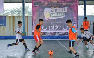 Melalui Turnamen Futsal, Civitas Ganjar Tanamkan Nilai Sportivitas kepada Pemuda - JPNN.com