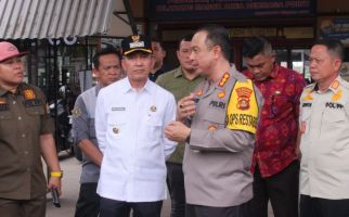 Menindaklanjuti Laporan Masyarakat, Pj Wali Kota dan Kapolresta Palembang Tinjau Pos Pengamanan di BKB - JPNN.com