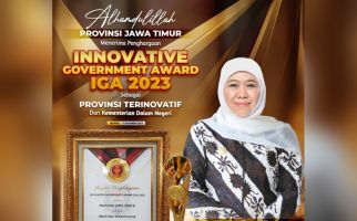 Pemprov Jatim Raih Penghargaan Provinsi Terinovatif di IGA 2023, Ini Kata Bu Khofifah - JPNN.com