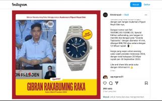 Konon Berharga Miliaran, Jam Tangan Gibran Jadi Omongan - JPNN.com