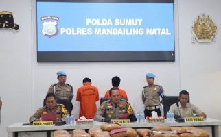 2 Kurir Narkoba Ditangkap Polres Mandailing Natal, Sebegini Barang Buktinya - JPNN.com