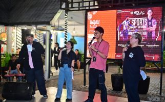 Alam Ganjar Ditantang Nyanyi Lagu Batak Hingga Main Game Bareng Anak Muda di Medan - JPNN.com