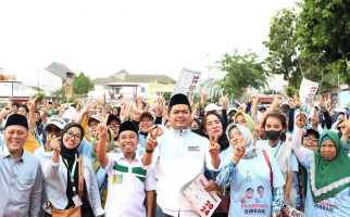 Gelar Apel di Bekasi, Samawi Lepas Sukarelawan Pemenangan Prabowo-Gibran - JPNN.com