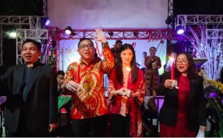 Brando Susanto Hadiri Perayaan Natal Bersama Umat Kristiani di Jakarta Utara, Begini Harapannya - JPNN.com