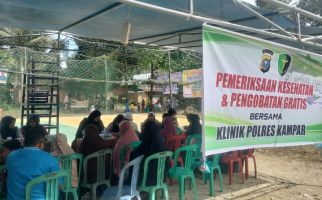 Sidokkes Polres Kampar Gelar Bakti Kesehatan di Desa Koto Perambahan - JPNN.com