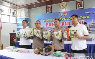 Ditpolair Polda Kaltara Menggagalkan Penyelundupan 5 Kg Sabu-Sabu dari Malaysia - JPNN.com