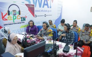Kapolres Inhu Ajak Masyarakat Wujudkan Pemilu Damai 2024 Lewat Siaran Radio - JPNN.com