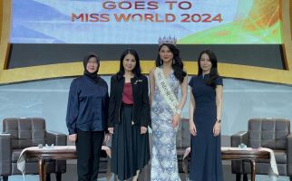 Audrey Vanessa Siap Berjuang Demi Indonesia di Miss World 2024 - JPNN.com