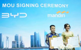 Bank Mandiri & BYD Teken MoU untuk Perkuat Ekosistem Kendaraan Listrik Indonesia - JPNN.com