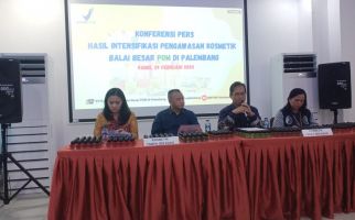 BBPOM Palembang Sita Ratusan Kosmetik Ilegal - JPNN.com