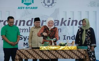 SMK Asy-Syarif Mitra Industri Mulai Dibangun, Begini Harapan Menaker Ida Fauziyah - JPNN.com