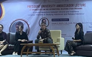 President University Kenalkan Bahasa dan Budaya Ukraina di Kuliah Umum - JPNN.com