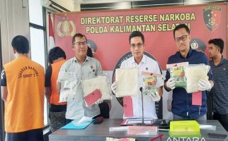 Polda Kalsel Gagalkan Peredaran 4,8 Kg Sabu-Sabu Jaringan Malaysia, 4 Orang Ditangkap - JPNN.com