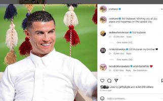 Ronaldo Ucapkan Selamat Idulfitri - JPNN.com