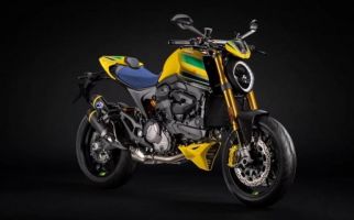 Ducati Monster Tampil Menawan Dengan Livery Khas Ayrton Senna - JPNN.com