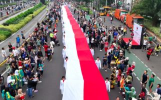 Gelar Kirab Pancasila 2024, BPIP Membentangkan Bendera Merah Putih Sepanjang 300 Meter - JPNN.com