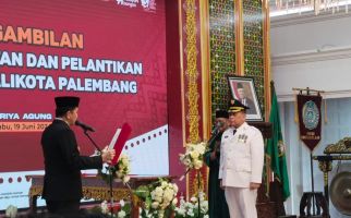 Ucok Abdulrauf Damenta Resmi Menjabat Pj Wali Kota Palembang - JPNN.com