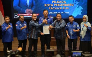 AHY Minta Kader Bergerak Menangkan Agung Nugroho-Markarius di Pilwako Pekanbaru 2024 - JPNN.com