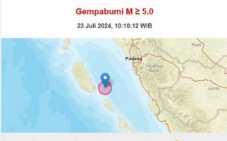 Gempa M 5,0 Guncang Mentawai Sumbar, tidak Berpotensi Tsunami - JPNN.com