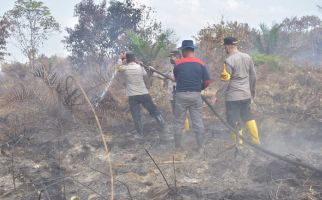 Polres Inhu dan Instansi Terkait Bentuk Posko Terpadu Penanggulangan Karhutla - JPNN.com