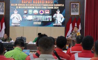 Polres Siak Gelar Rakor Lintas Sektoral Siaga Karhutla, AKBP Asep: Together We Are Strong! - JPNN.com