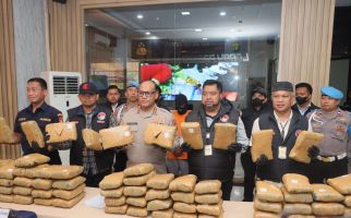 Polisi Gagalkan Peredaran 77 Kilogram Ganja di Jakarta Utara - JPNN.com