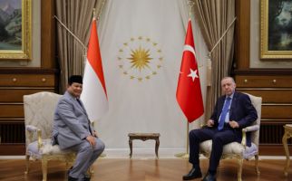 Temui Presiden Erdogan, Menhan Prabowo Bahas Kerja Sama Pertahanan RI - Turki - JPNN.com