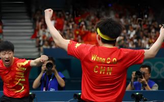 Goat Tenis Meja Ma Long Bantu China Rebut Medali Emas Olimpiade Paris 2024 - JPNN.com