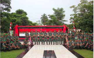 Danrem 151/Binaiya Brigjen TNI Antoninho Resmikan Monumen Bagimu Negeri Jiwa Raga Kami - JPNN.com