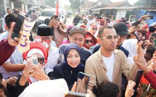 Ditemani Raffi Ahmad, Ratu Zakiyah Berkeliling Temui Warga Kabupaten Serang - JPNN.com