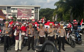 2.110 Warga Riau Meriahkan HUT ke-79 RI dengan Pawai Safety Riding Merah Putih - JPNN.com