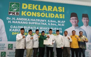 Andika Hazrumy-Nanang Supriatna Resmi Jadi Jago PKB di Pilkada Serang - JPNN.com