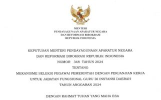 KepmenPANRB 348 Tahun 2024 tentang Mekanisme Seleksi PPPK Guru 2024 Terbit, P1 Belum Aman - JPNN.com