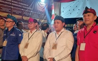 Hari Terakhir Pendaftaran Pilkada 2024, Dandan Riza-Arif Wijaya Daftar ke KPU Bandung Malam-Malam - JPNN.com