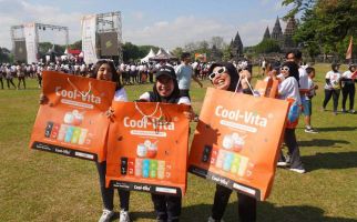 Cool-Vita Curi Perhatian Pengunjung Color Run Prambanan - JPNN.com