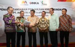 Bank Mega & SMI Salurkan Kredit Sindikasi Rp 2,1 Triliun Kepada PT INKA - JPNN.com