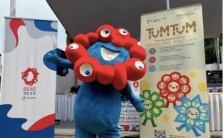 Maskot Resmi World Expo 2025 Osaka, Myaku-Myaku Tampil Perdana di Jakarta - JPNN.com