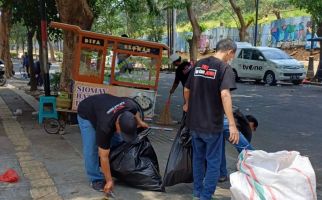 Deklarasi Kampanye Damai, Sukarelawan Luthfi-Taj Yasin Kembali Lakukan Aksi Simpatik - JPNN.com